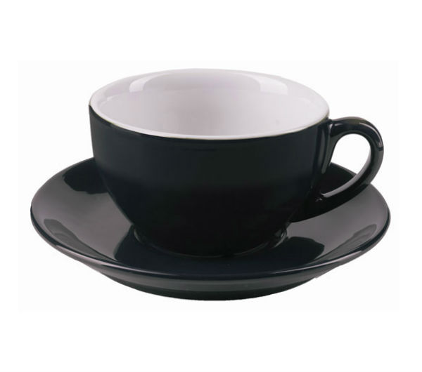 "MILANO" Latte Cups (IPA) 300ml - black